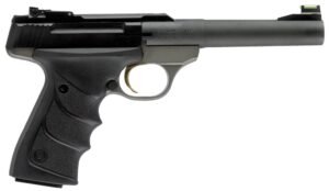 Browning 051448490 Buck Mark Practical *CA Compliant 22 LR 10+1 5.50" Taper Bull Barrel, Matte Black Serrated Steel Slide, Matte Gray Aluminum Frame & Black Ultragrip RX Grips