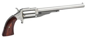North American Arms 18606 Earl Hogleg *CA Compliant 22 WMR 5 Shot 6" Satin Stainless Steel Barrel, Satin Stainless Steel Frame, Stainless Cylinder, Wood Grip, Exposed Hammer