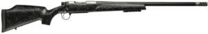 Christensen Arms 8011002501 Traverse 375 H&H Mag 3+1 22" Threaded Barrel, Natural Stainless, Black with Gray Webbing Stock