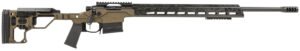 Christensen Arms 8010302000 Modern Precision 6mm Creedmoor 24" Threaded Carbon Fiber Barrel 5+1, Black Nitride Finish, Desert Brown Anodized Folding Stock, Polymer Grip