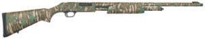 Mossberg 50107 500 Turkey Full Size 410 Gauge Pump 3" 5+1 24" Mossy Oak Greenleaf Vent Rib Barrel, Mossy Oak Greenleaf Optic Ready Receiver, Fixed Mossy Oak Greenleaf Synthetic Stock, Right Hand