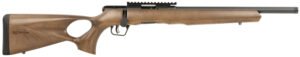 Savage Arms 70517 B Series Timber 22 WMR 10+1 16.50" Matte Black Threaded Barrel, Matte Black Picatinny Rail Carbon Steel Receiver, Woodgrain Fixed Thumbhole Stock