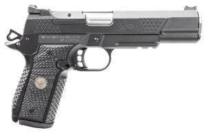 Wilson Combat 2EDCXLPR9 EDC X9 2.0 Compact Frame 9mm Luger 15+1 5" Steel Barrel, Black Armor-Tuff Serrated Stainless Steel Slide, Aluminum Frame w/Picatinny Rail, Black G10 Starburst Grip