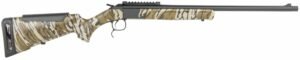 Retay USA GML20OGBL Gamelander 20 Gauge Single Shot 3" 1rd Black Deep Bore Barrel, Black Drilled & Tapped Receiver w/Picatinny Rail, Adj LOP OG Bottomland Synthetic Stock