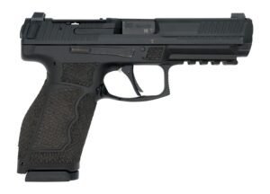 Langdon Tactical Tech VP9A1FHPRDMWC HK VP9A1F Full Size Frame 9mm Luger 17+1 4.53" Black Nitride Polygonal Rifled Barrel, Black Nitride Optic Ready/Serrated Slide, Black Polymer Frame w/Picatinny Rai