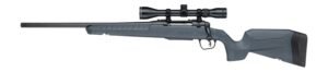 Savage Arms 33199 Axis 2 XP 6.5 Creedmoor 4+1 20" Matte Black Carbon Steel Threaded Barrel & Drilled & Tapped Receiver, Gray Synthetic Fixed w/Pistol Grip Stock, 3-9x40mm Duplex Scope, Left Hand