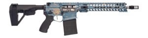 Patriot Ordnance Factory 02552 Rogue 250th Anniversary Limited Edition 308 Win 20+1 12.50" Match Grade Barrel, America 250 Cerakote Aluminum Receiver w/Picatinny Rail, M-LOK Handguard, Black Polymer S