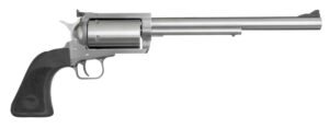 Magnum Research BFR460SW10 BFR Long Cylinder Large Frame 460 S&W Mag 5 Shot, 10" Brushed Stainless Steel Barrel, Cylinder & Frame, Black Rubber Grip, Exposed Hammer