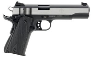 GSG GSG2210M1911S M1911 22 LR 5" 10+1 Black Hardcoat Anodized Stainless Steel Polished Slide Black Polymer Grip
