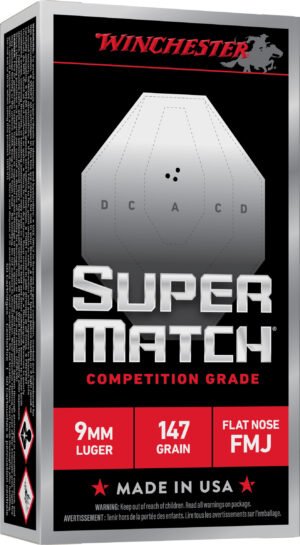 WIN 9MM 147GR MATCH FMJ FN 50